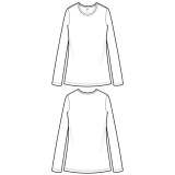 HH816 Healing Hands Melissa Long Sleeve Scrub Print Tee