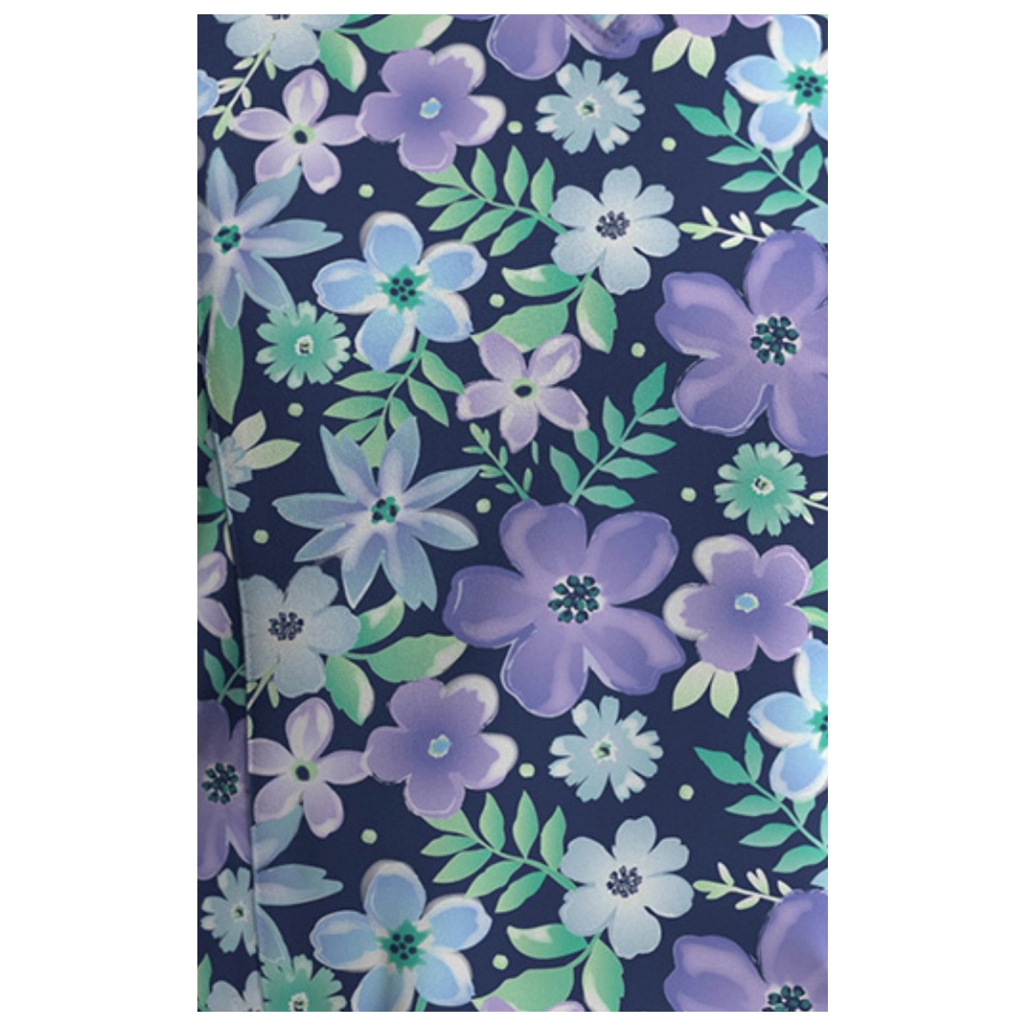 1767 Maevn V-Neck Print Top - Spring Fantasy