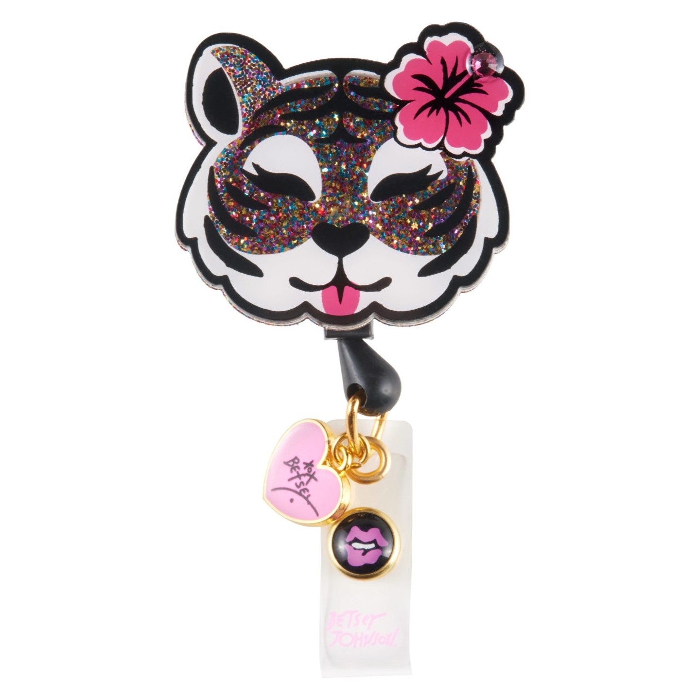 BA156 Betsey Johnson Porte-Badge Rétractable Dynamique par koi - Betsey Tiger