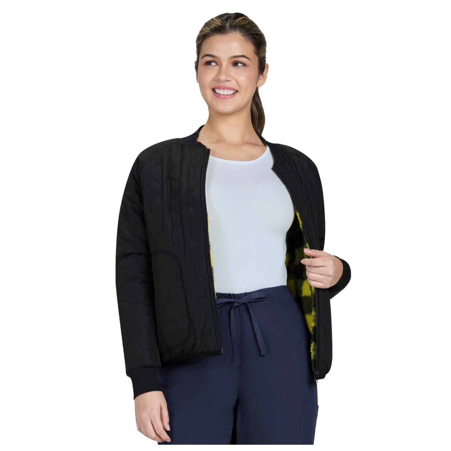 S403 Smiley World Two Cool Veste Réversible avec 4 Poches par koi