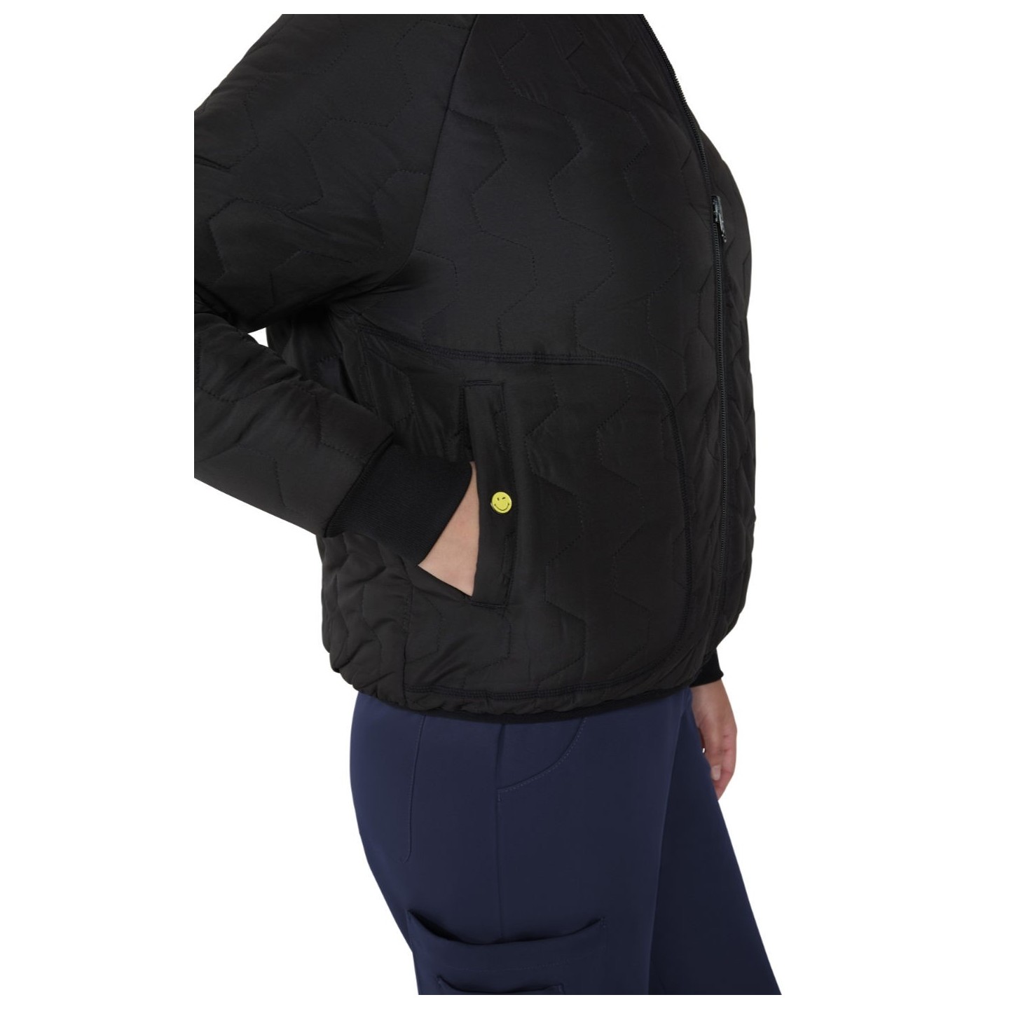 S403 Smiley World Two Cool Reversible 4 Pocket Jacket by koi