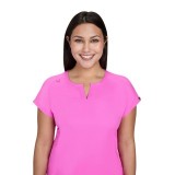 1138 koi Lite Lilias Sweetheart Neck 2 Pocket Top with Flex Panels