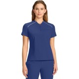 IN644A GNR8 Haut Henley à Col Zippé avec Details Contrastant par Infinity