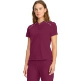 IN644A GNR8 Zip Neck Henley Top with Contrast Detail by Infinity