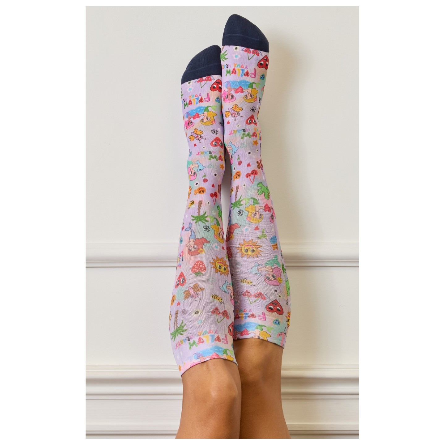 A122A koi Artist Series Chaussettes de Compression 2-Paires - Liddle Bunny