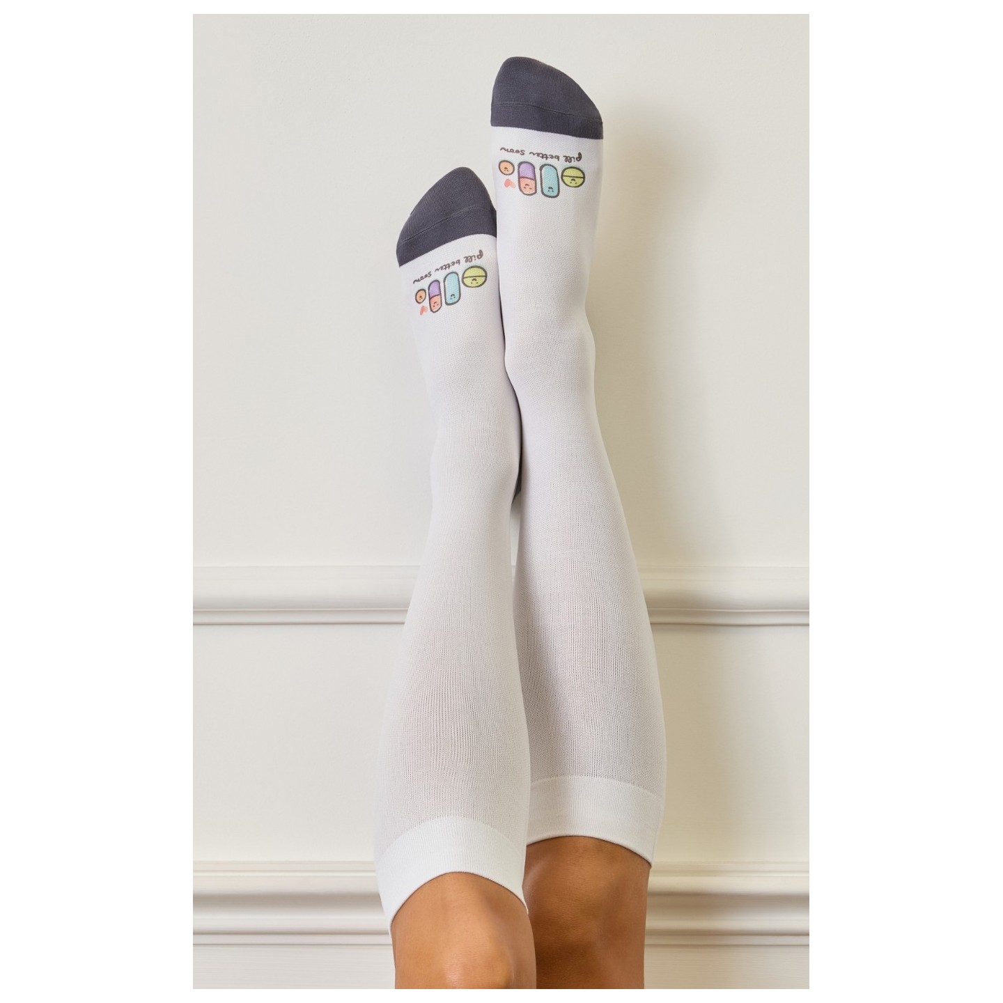 A122A koi Artist Series Chaussettes de Compression 2-Paires - Medical Cuties