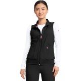 MC500 AMP 4 Pocket Zip Front Vest with Removable Hood by Med Couture