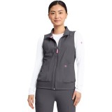 MC500 AMP 4 Pocket Zip Front Vest with Removable Hood by Med Couture