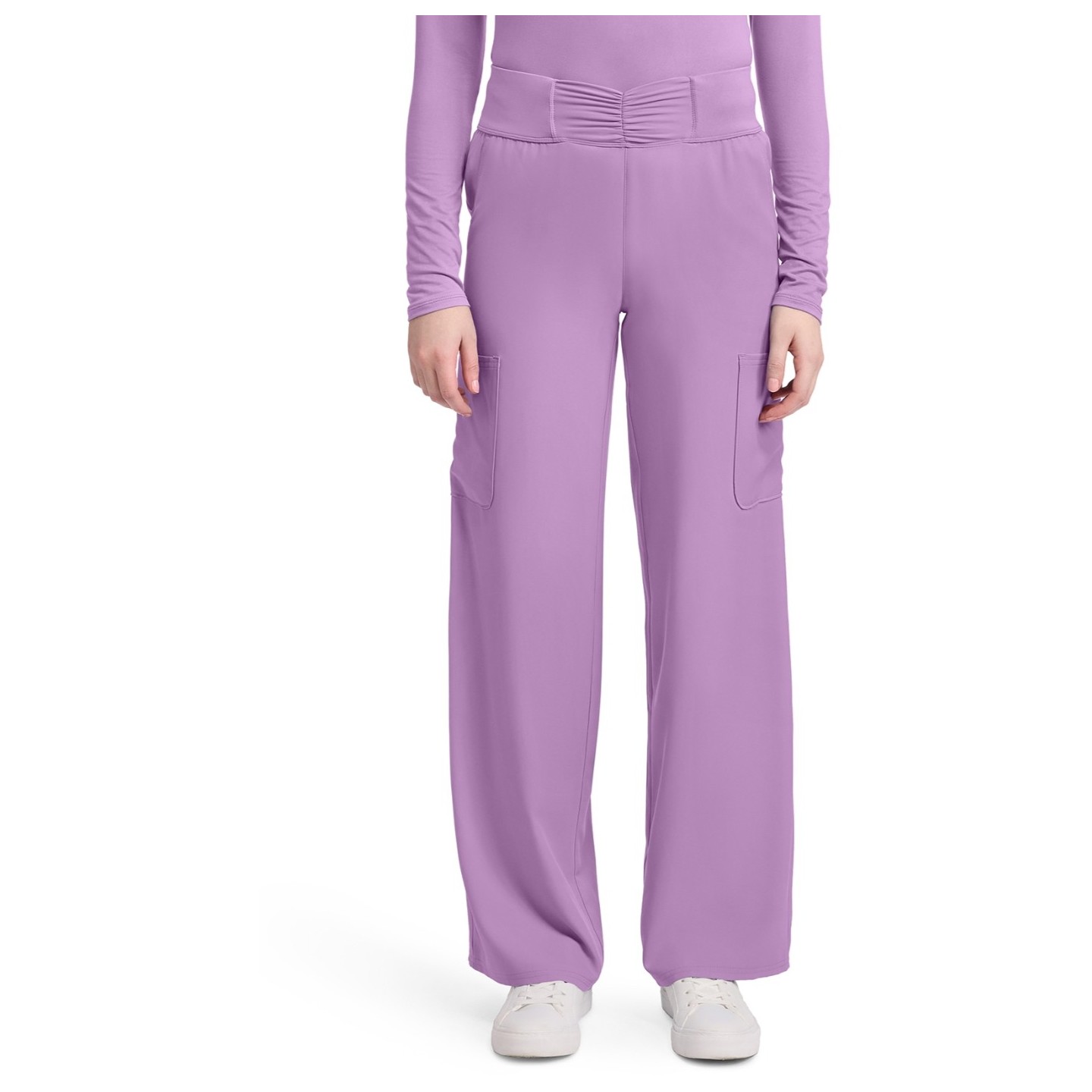 MC011 Insight Pantalon Jambe Large avec Taille Froncé et 5 Poches par Med Couture