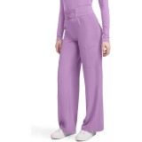 MC011 Insight Ruched Waist Wde Leg Pant with 5 Pockets by Med Couture