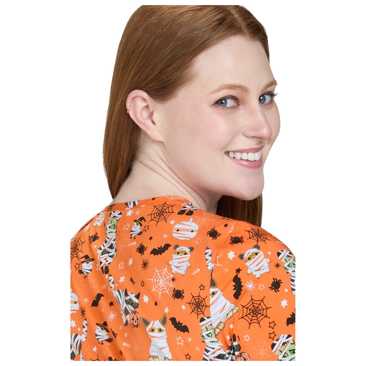 384PR koi Basics Leslie Haut Imprimé - All Wrapped Up