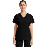 IN647A Pursuit 2 Pocket V-Neck Top by Infinity