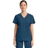 IN647A Pursuit 2 Pocket V-Neck Top by Infinity