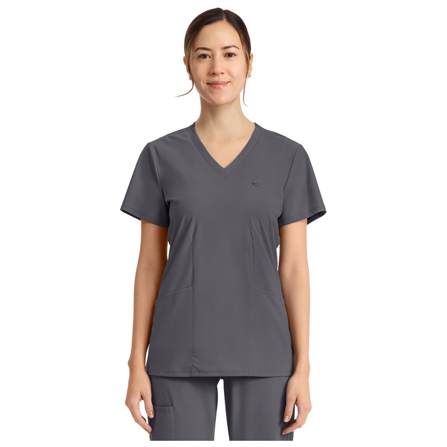 IN647A Pursuit 2 Pocket V-Neck Top by Infinity