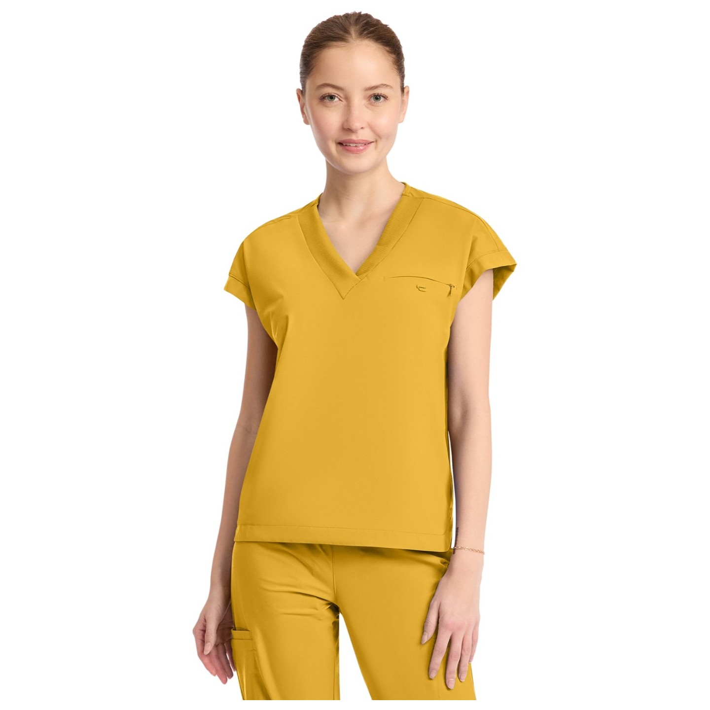 IN650A Pursuit V-Neck Dolman Sleeve Top by Infinity