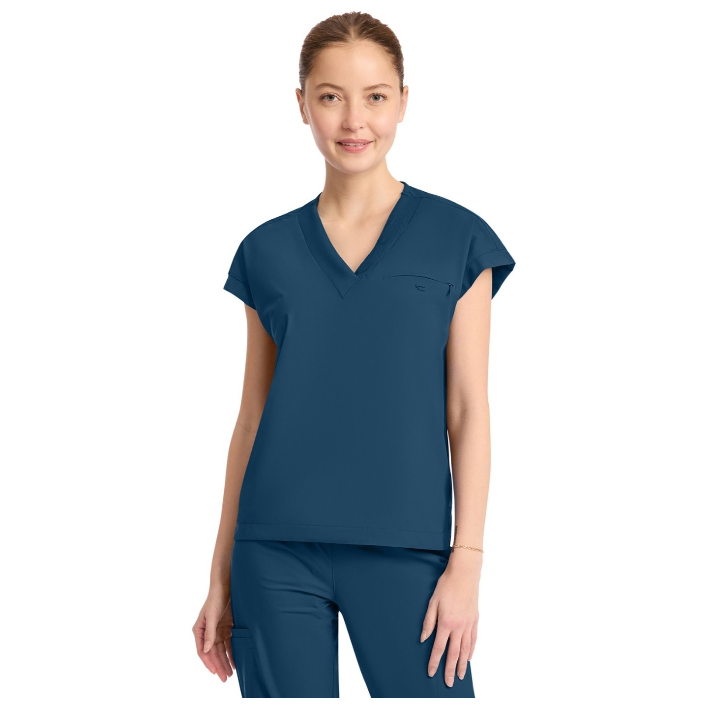 IN650A Pursuit V-Neck Dolman Sleeve Top by Infinity