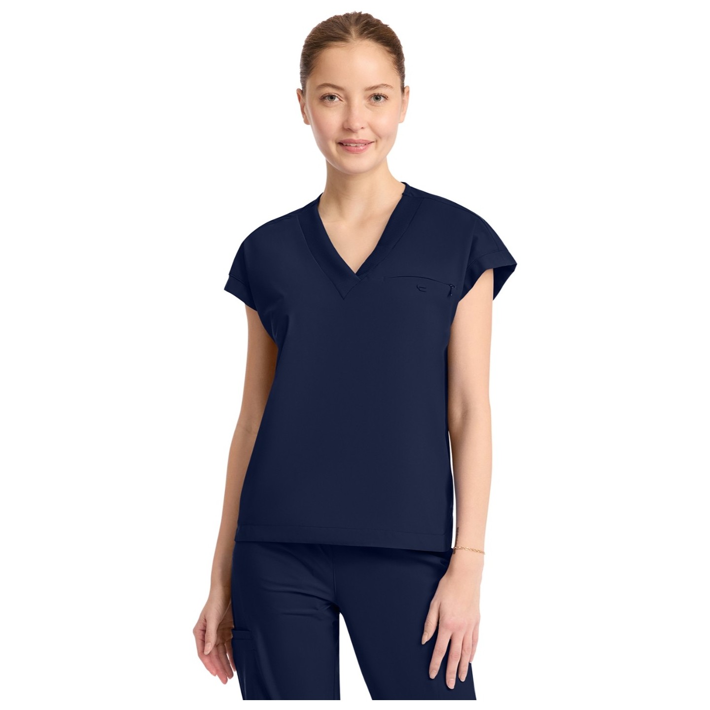 IN650A Pursuit V-Neck Dolman Sleeve Top by Infinity