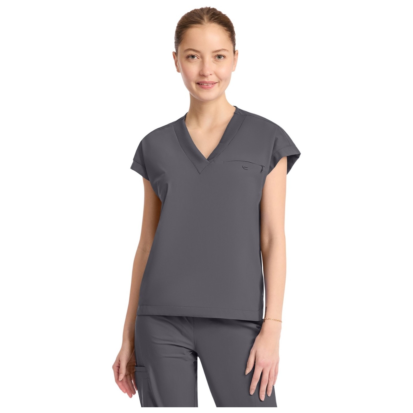 IN650A Pursuit V-Neck Dolman Sleeve Top by Infinity