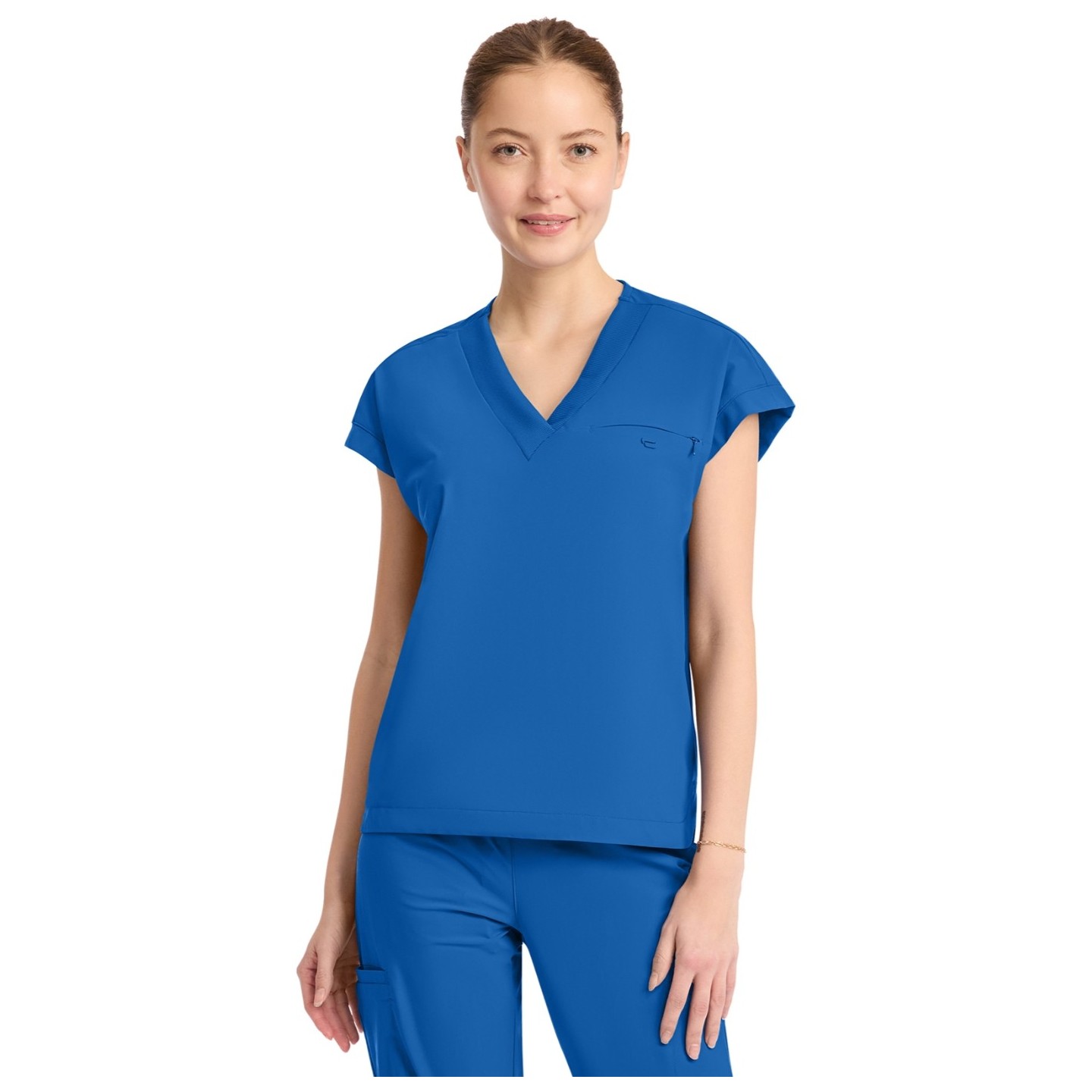 IN650A Pursuit V-Neck Dolman Sleeve Top by Infinity