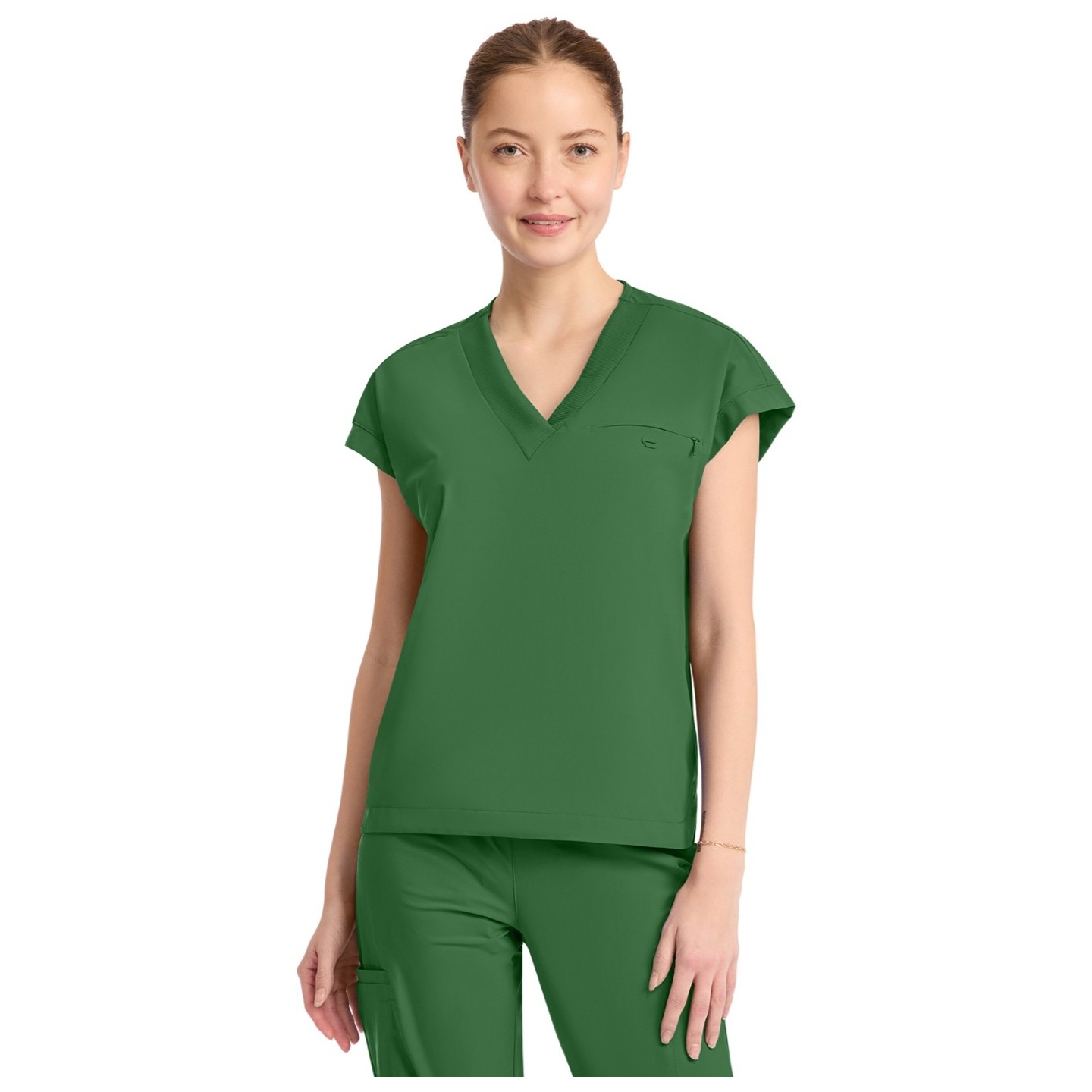 IN650A Pursuit V-Neck Dolman Sleeve Top by Infinity