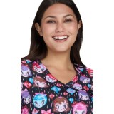 384PRA koi Artist Series Leslie Print Top - Dolly Ornaments