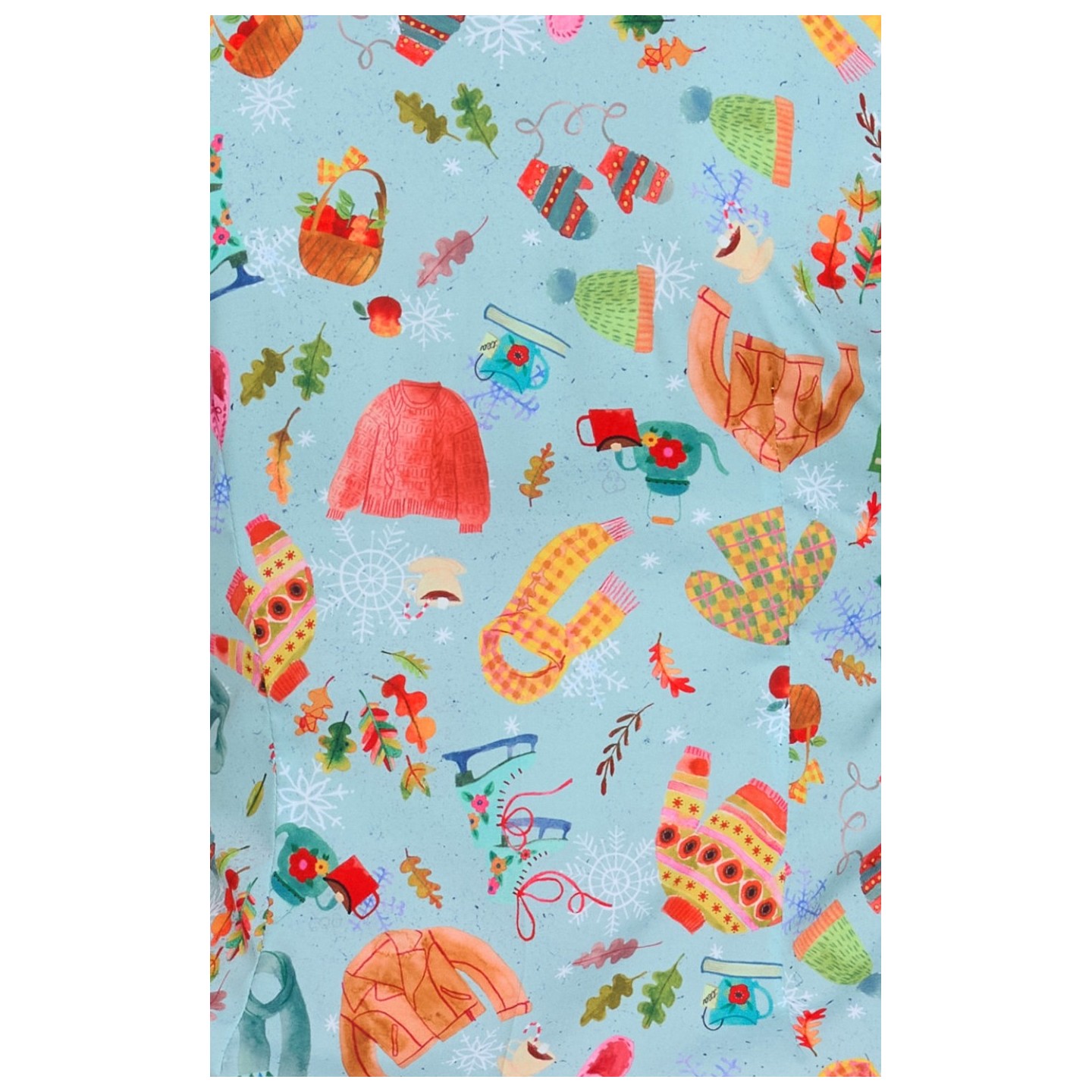 384PRA koi Artist Series Leslie Haut Imprimé - Tis The Season