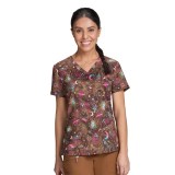 384PRA koi Artist Series Leslie Print Top - Solar Surprise