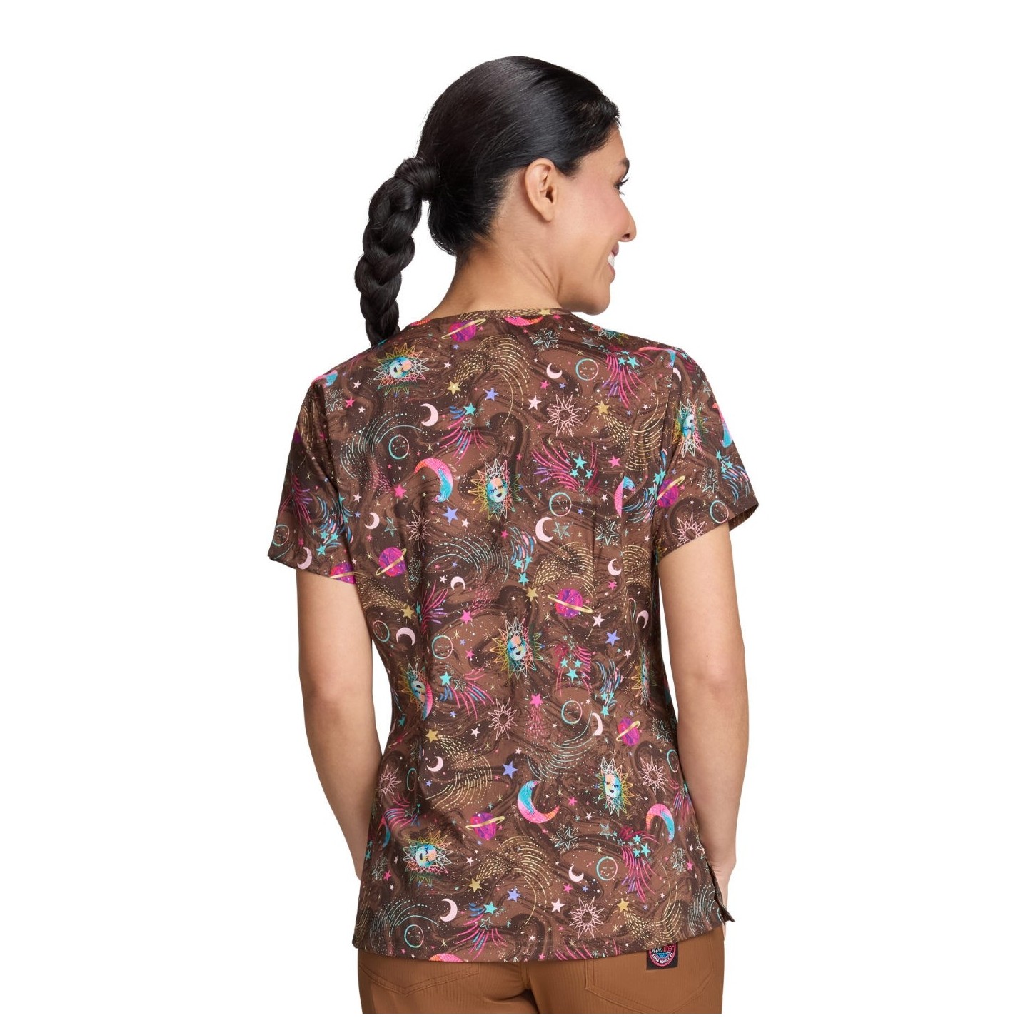 384PRA koi Artist Series Leslie Print Top - Solar Surprise