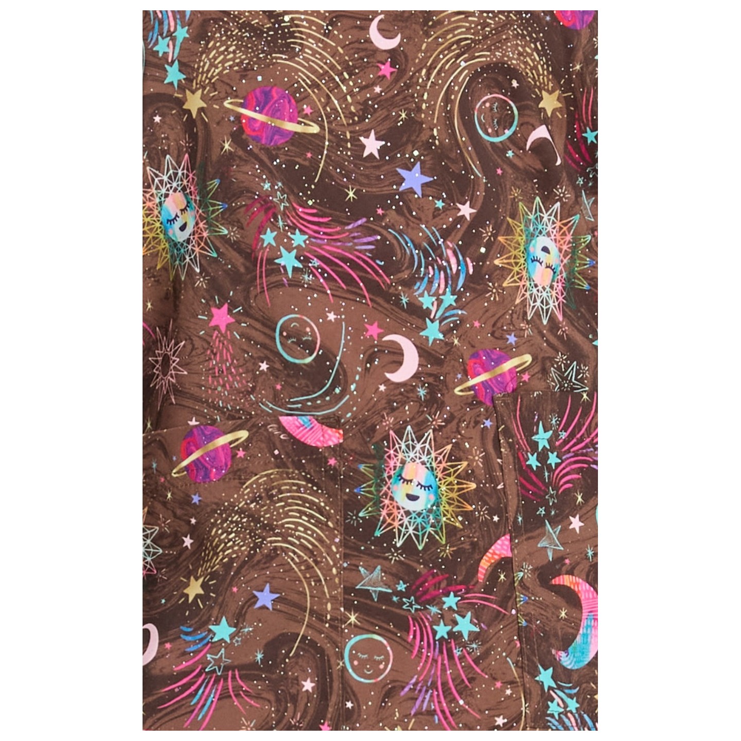 384PRA koi Artist Series Leslie Print Top - Solar Surprise