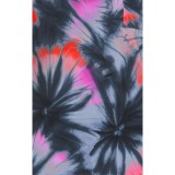 1093PR koi Basics Ari Split Neck Print Top - Flower Swirl