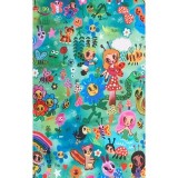 1093PRA koi Basics Artist Series Haut Imprimé Ari avec Encolure Fendue - Forest Creatures