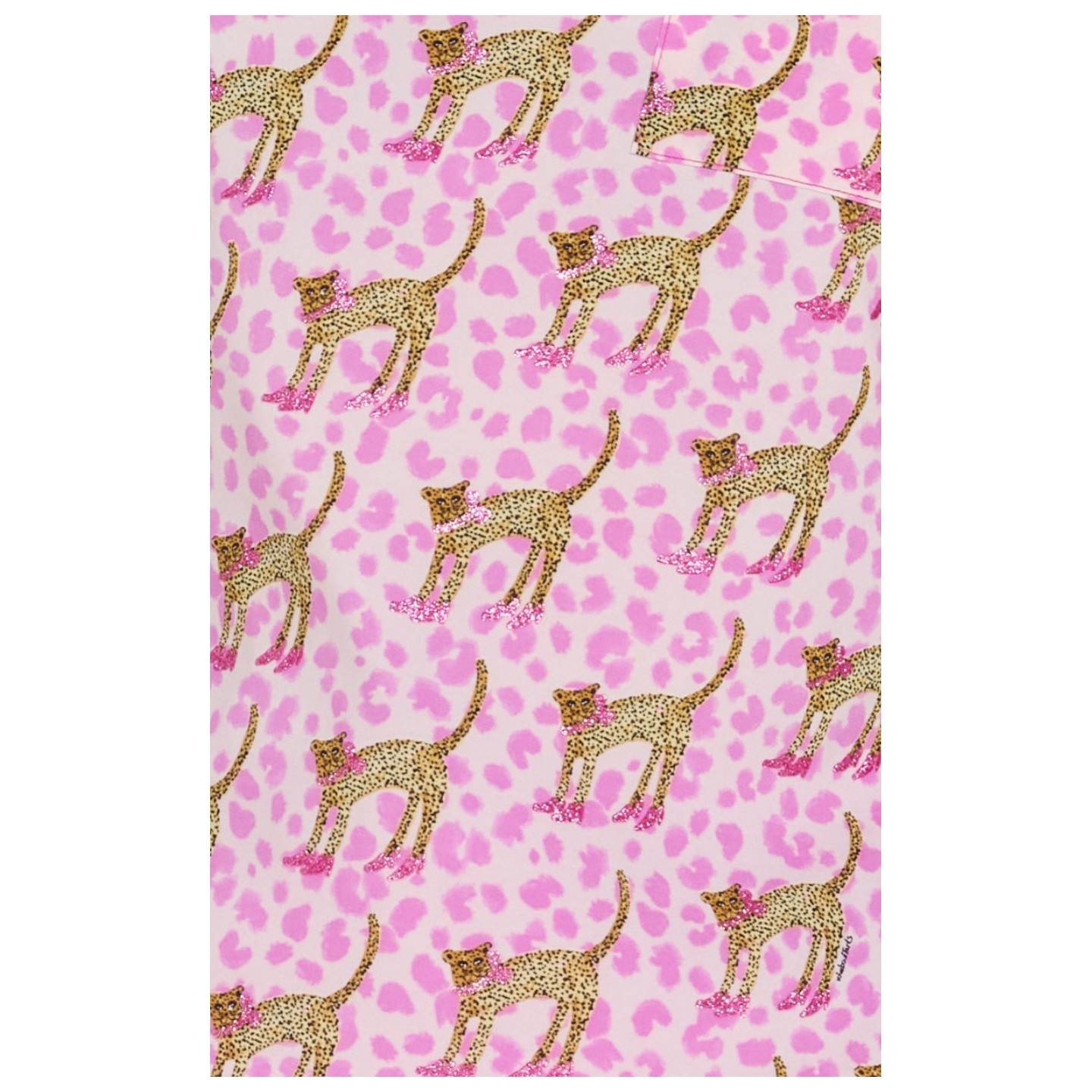 1093PRA koi Basics Artist Series Haut Imprimé Ari avec Encolure Fendue - Cheetah In Heels