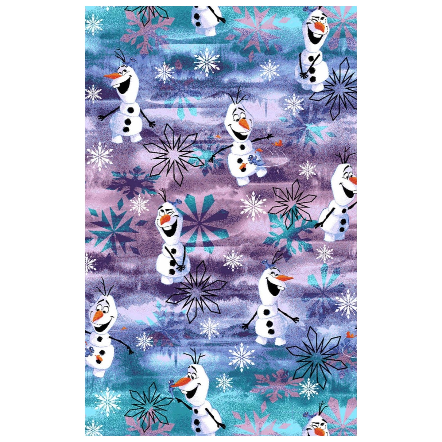 TF796 Tooniforms Haut Imprimé à Col en V avec 2 Poches par Cherokee - Olaf in Arendelle