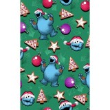 TF796 Tooniforms 2 Pocket V-Neck Print Top by Cherokee - Christmas Cookie