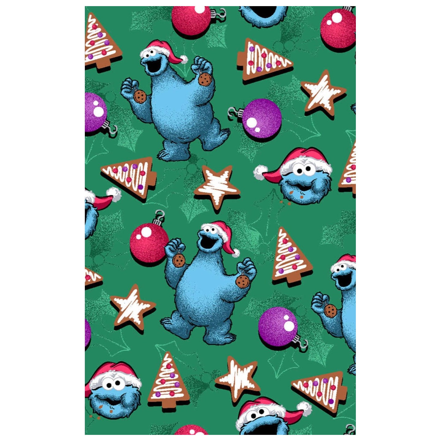 TF796 Tooniforms Haut Imprimé à Col en V avec 2 Poches par Cherokee - Christmas Cookie