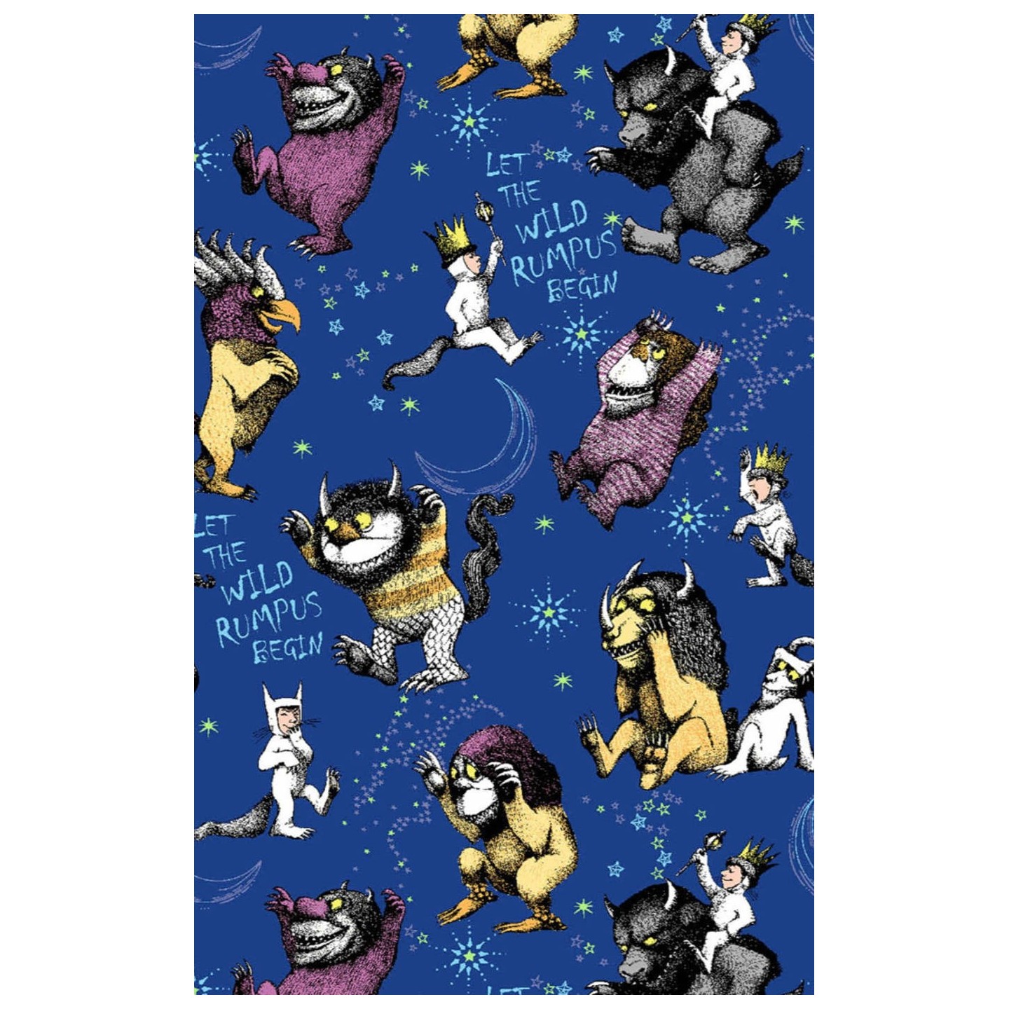 TF796 Tooniforms 2 Pocket V-Neck Print Top by Cherokee - Wild Rumpus