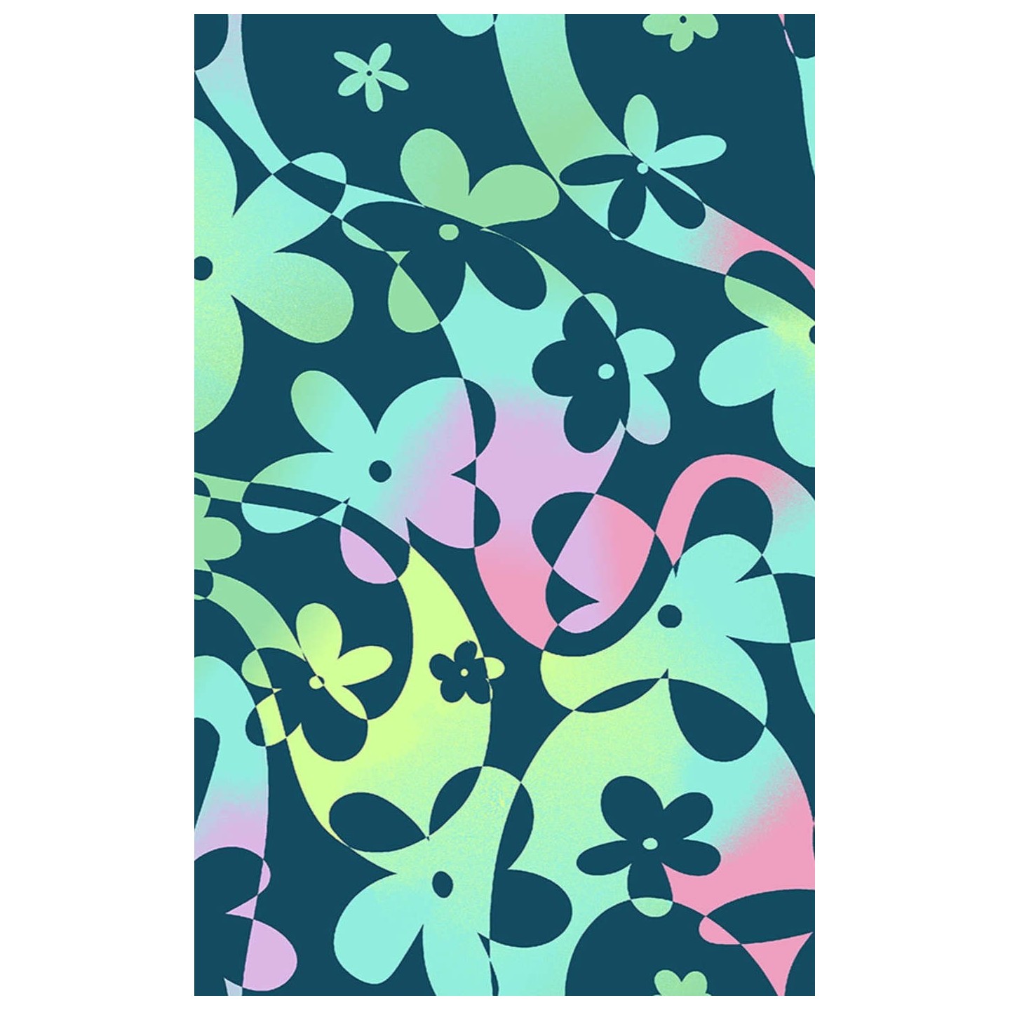 MC8564 Med Couture 2 Pocket V-Neck Print Top - Dizzy Daisy