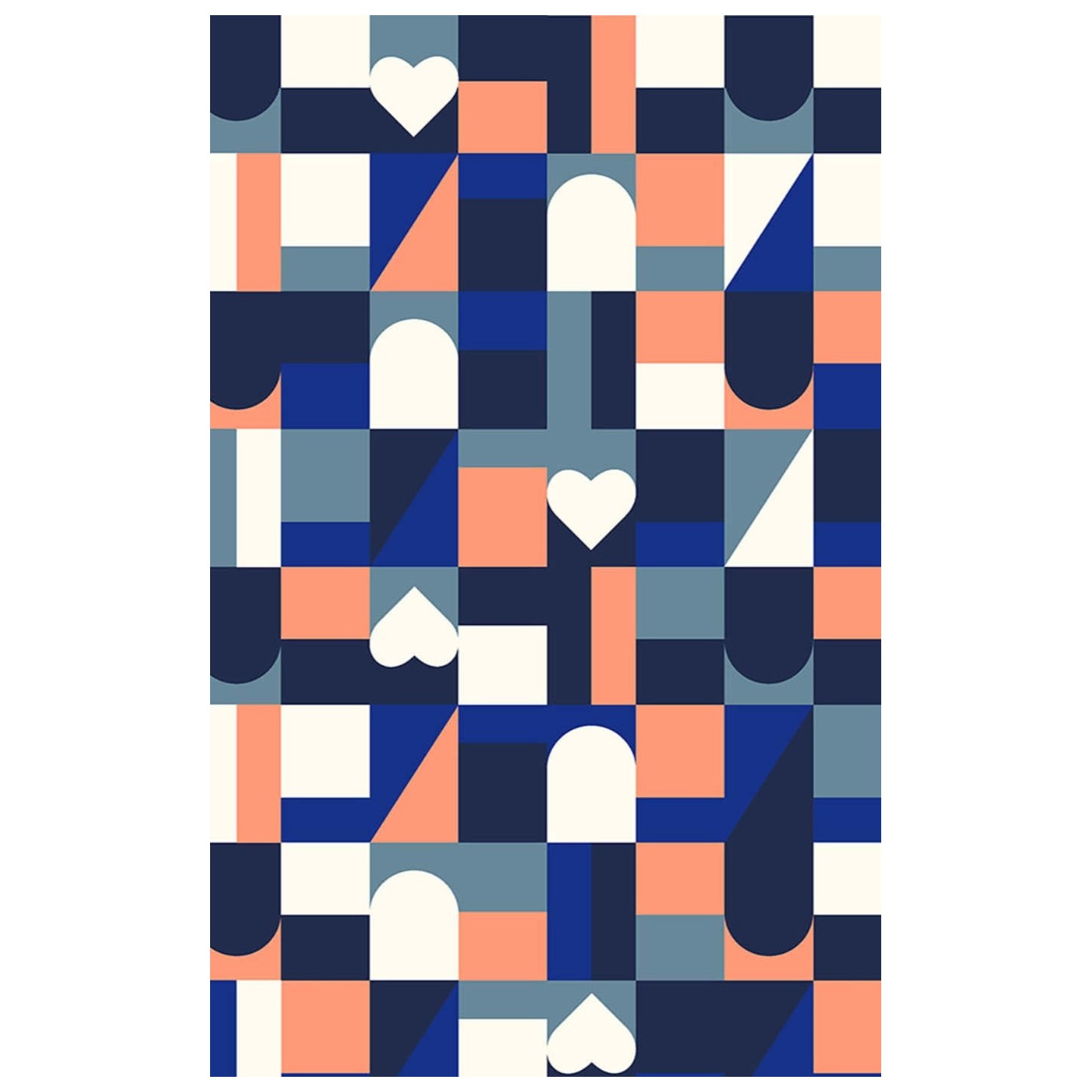 MC632 Haut Imprimé à Col en V par Med Couture -Board Game