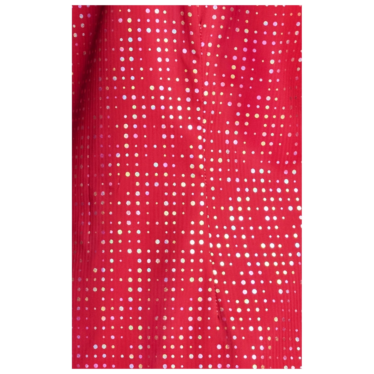 1082PR koi Lite Haut Imprimé Extensible Velora - Iridescent Dot Ruby