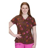 1082PR koi Lite Haut Imprimé Extensible Velora - Petal Spots