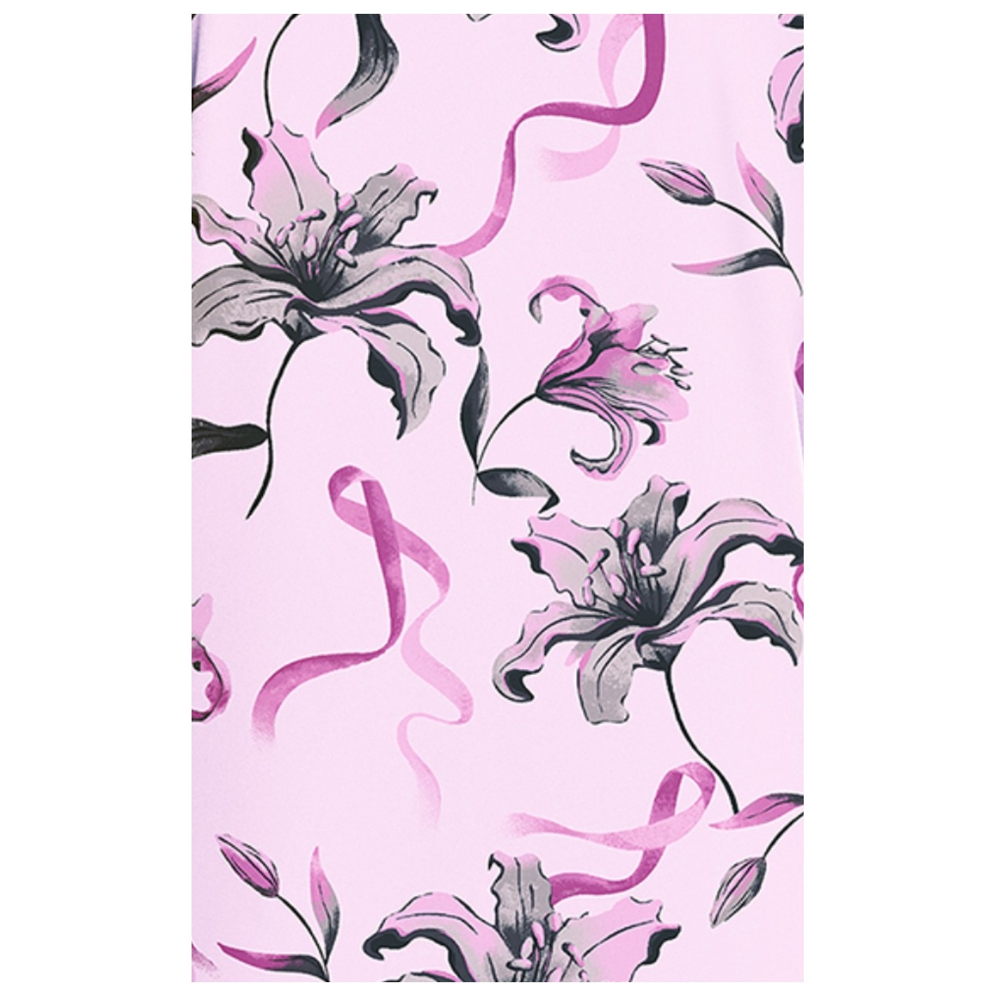 CK856 V-Neck 2 Pocket Print Top by Cherokee - Loving Lillies