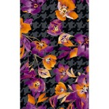 CK856 Haut Imprimé à Col en V avec 2 Poches par Cherokee - Velvet Floral