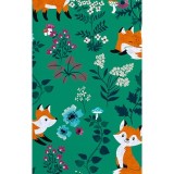 CK856 Haut Imprimé à Col en V avec 2 Poches par Cherokee - Wild Fox