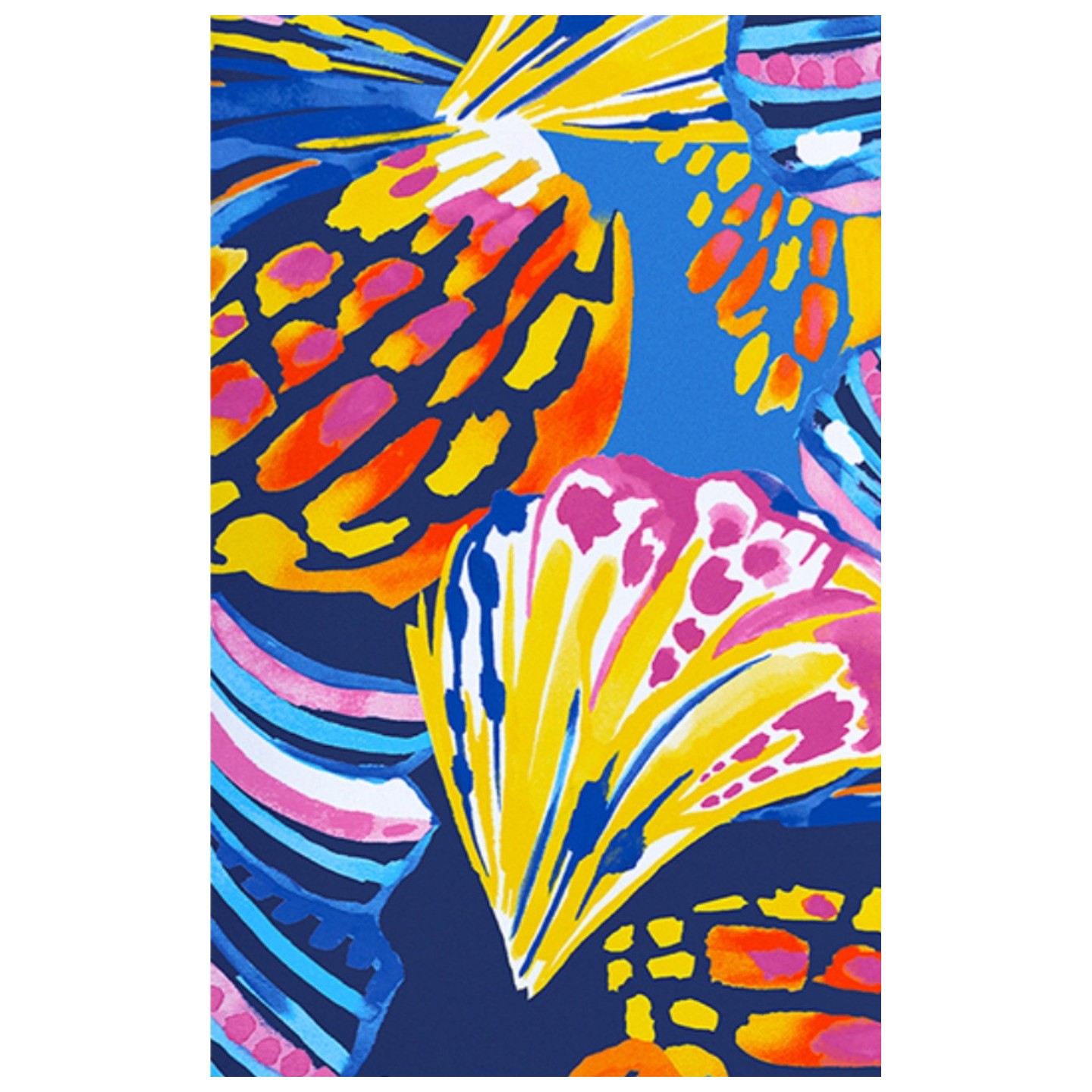 CK856 V-Neck 2 Pocket Print Top by Cherokee - Winging It