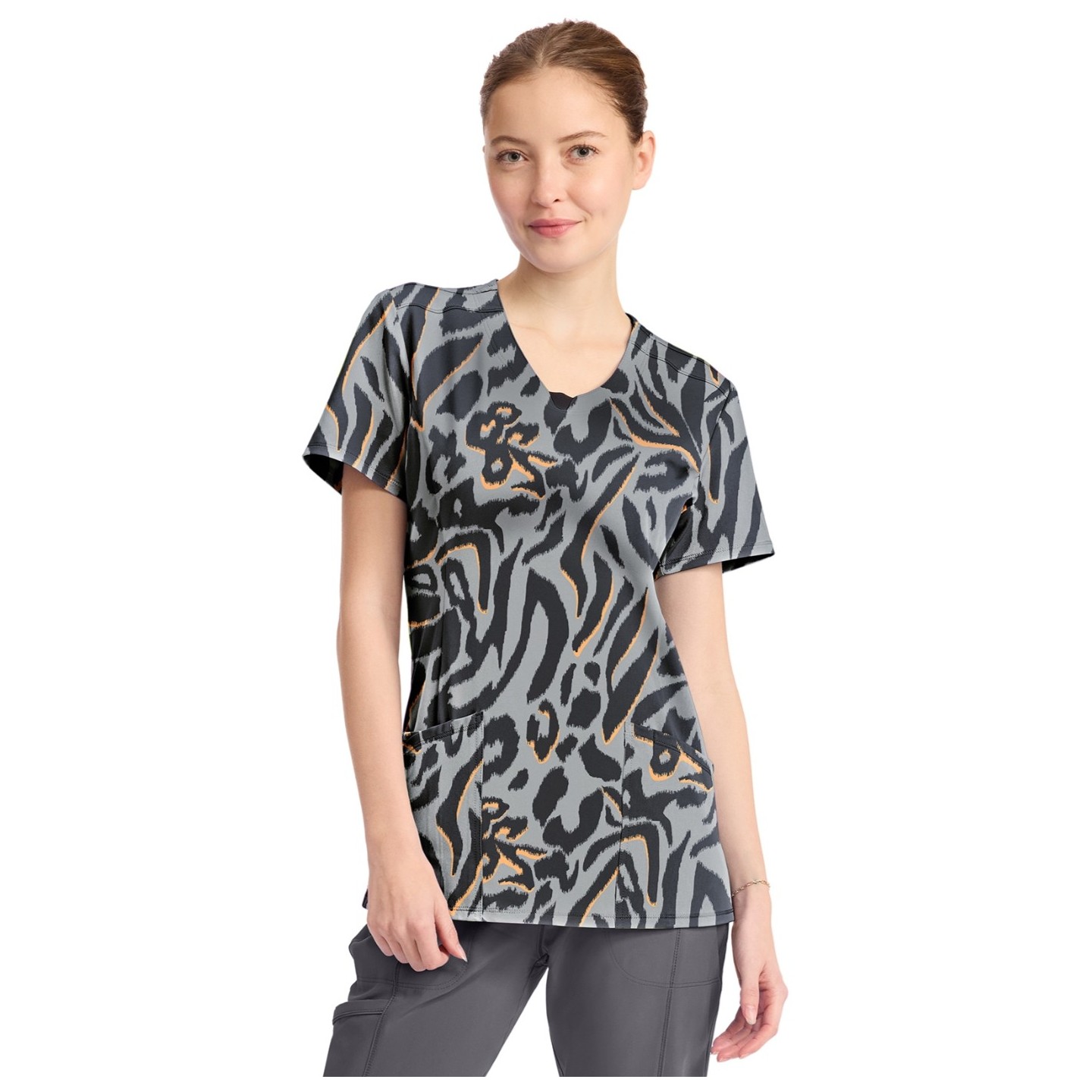 CK609 Round Neck Top by Infinity - Big Cat