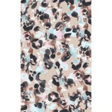 2266 Healing Hands Amanda Grosgrain Ribbon V-Neck Print Top - Abstract Cheetah