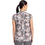 HH912 Healing Hands Quest Journey Print Top - Floating Botanical