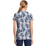 HH911 Ivy 3 Pocket Print Top by Healing Hands - Underwater Blooms
