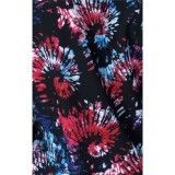 6347 WINK Haut Imprimer à Col en V Courbé avec 2 Poches - Freedom Sparkle Black