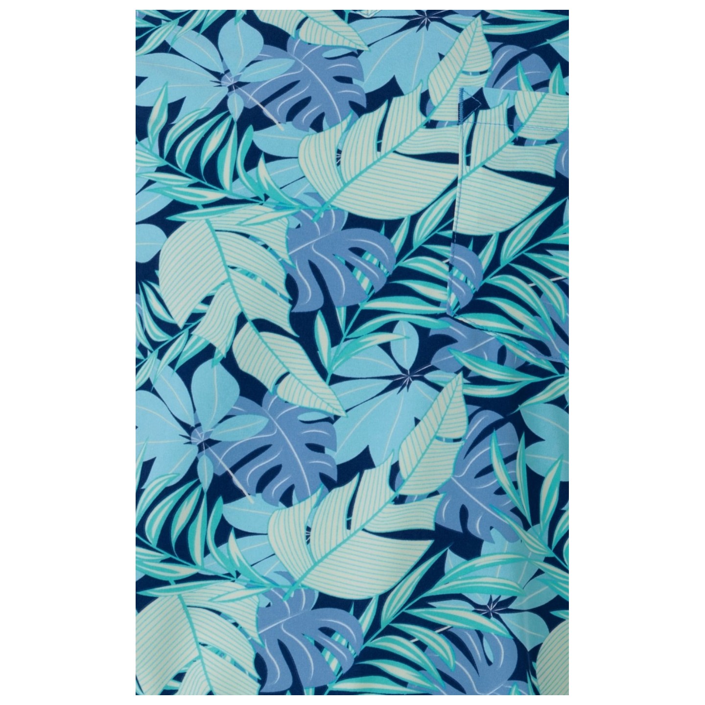 6467 WINK Haut Imprimer pour Border à Col en V avec Poche au Poitrine - Breezy Palms